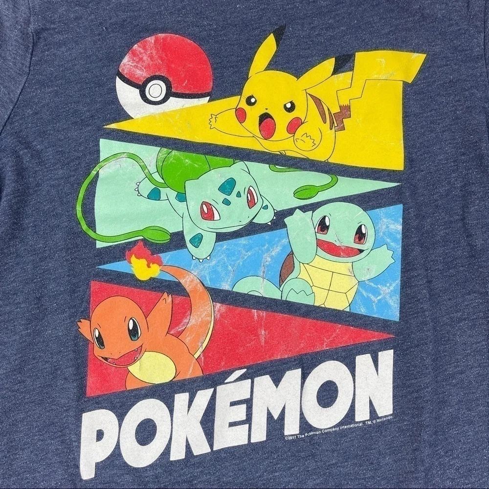 Old Navy Boys Pokemon Graphic Tshirt Blue XL